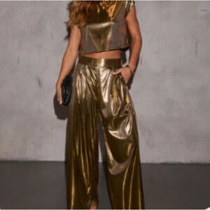 Vici Gold Wide Leg Pants